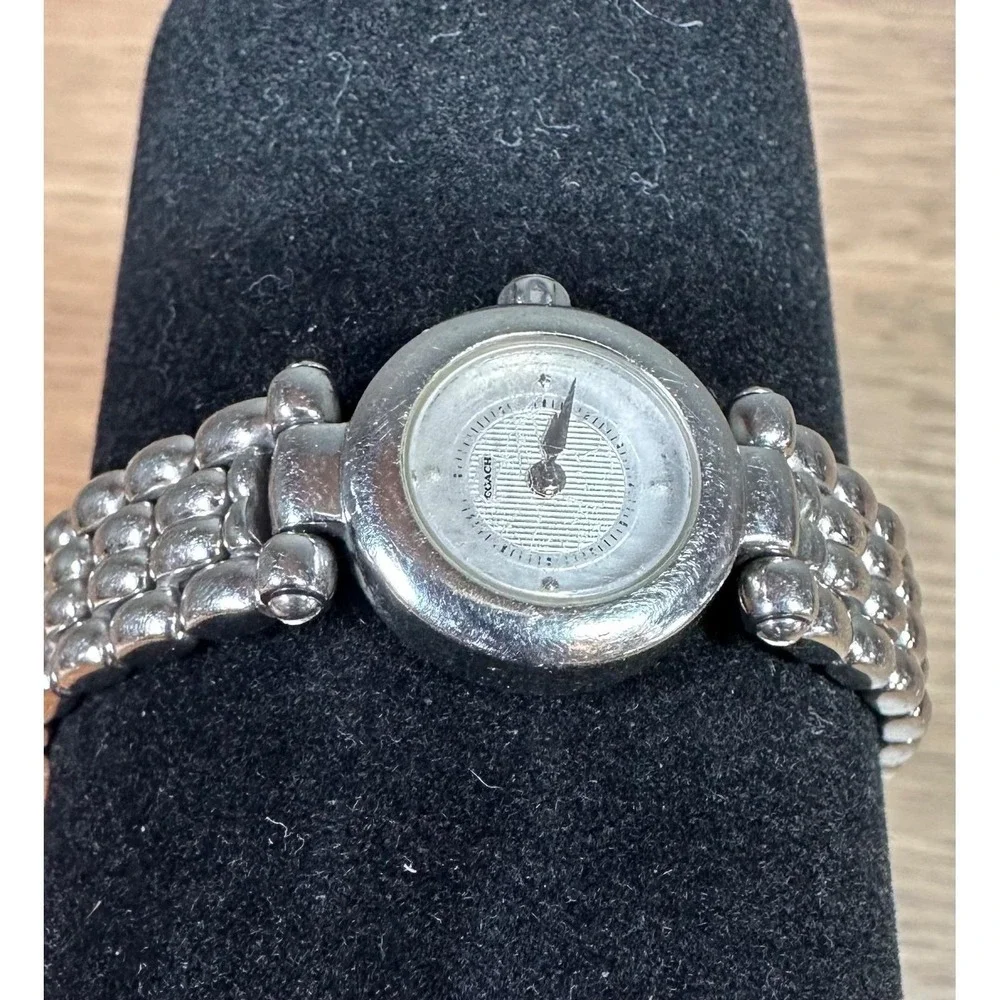 Vintage Coach W324 Swiss Quartz Women's Watch Box Papers Not Working